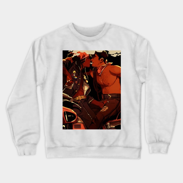 The Kiss Crewneck Sweatshirt by noahdea.art